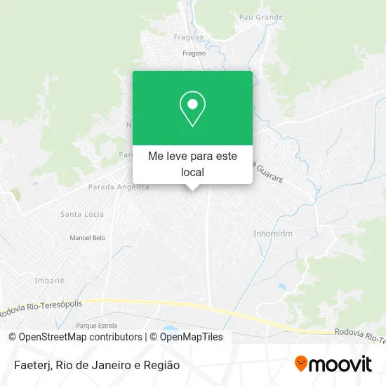 Faeterj mapa