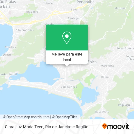 Clara Luz Moda Teen mapa