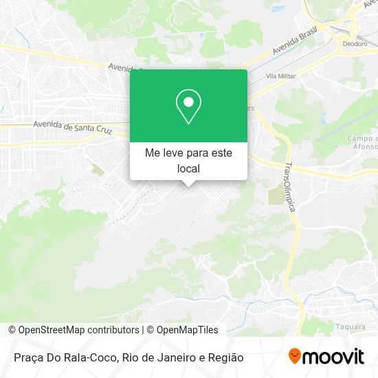 Praça Do Rala-Coco mapa