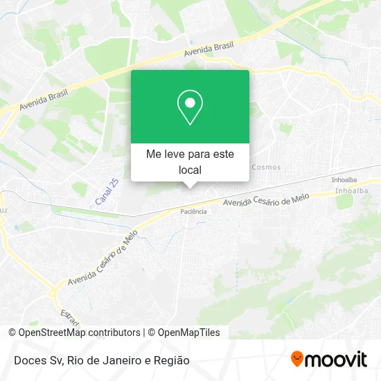 Doces Sv mapa