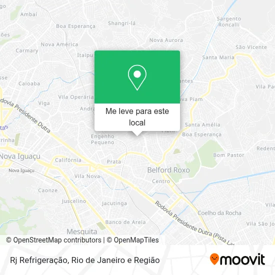 Rj Refrigeração mapa