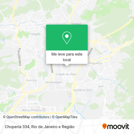 Choperia 334 mapa