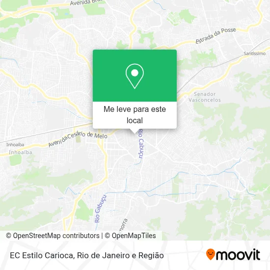 EC Estilo Carioca mapa