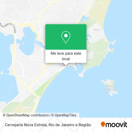 Cervejaria Nova Extrela mapa