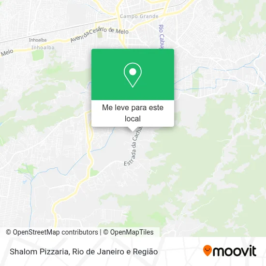 Shalom Pizzaria mapa