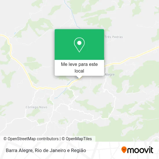Barra Alegre mapa