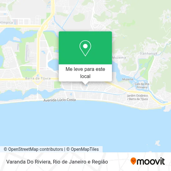 Varanda Do Riviera mapa