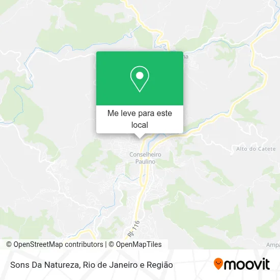 Sons Da Natureza mapa