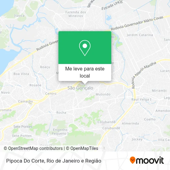 Pipoca Do Corte mapa