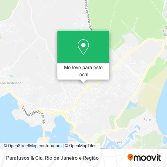 Parafusos & Cia mapa