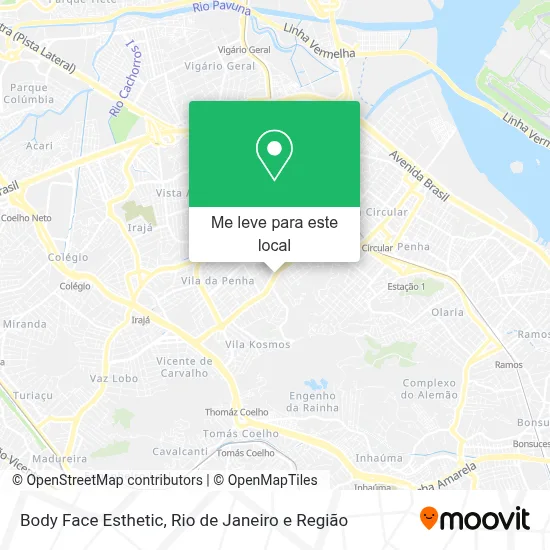 Body Face Esthetic mapa
