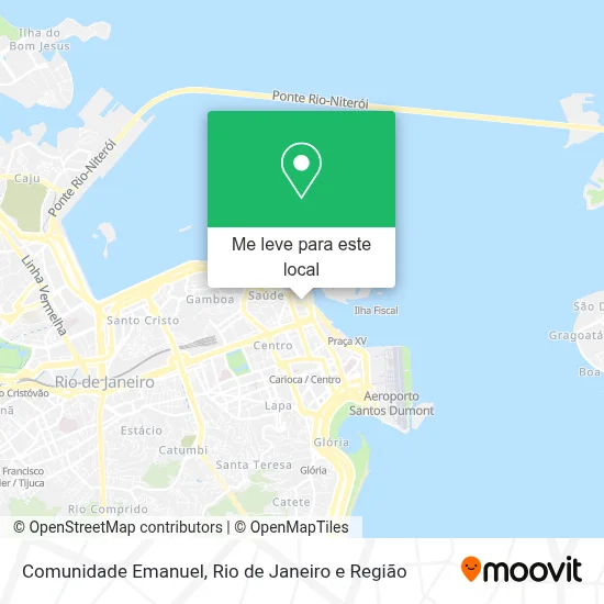 Comunidade Emanuel mapa