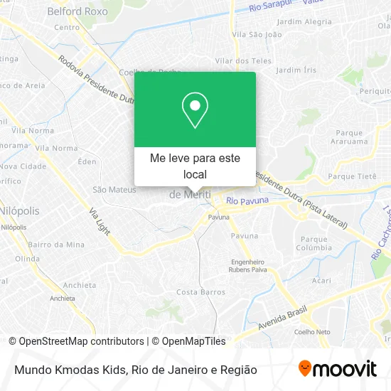 Mundo Kmodas Kids mapa