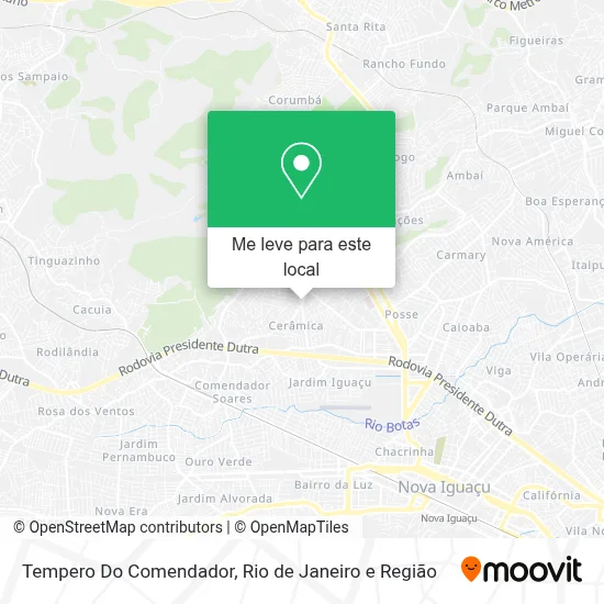 Tempero Do Comendador mapa