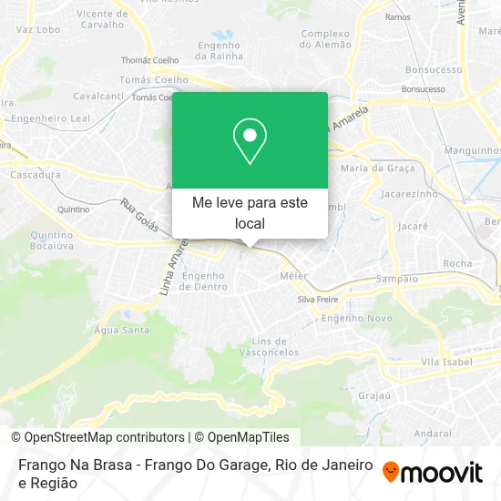 Frango Na Brasa - Frango Do Garage mapa