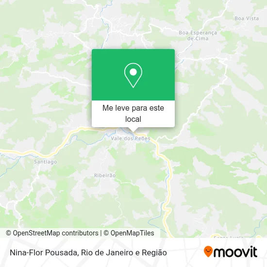 Nina-Flor Pousada mapa