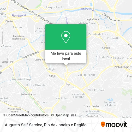 Augusto Self Service mapa