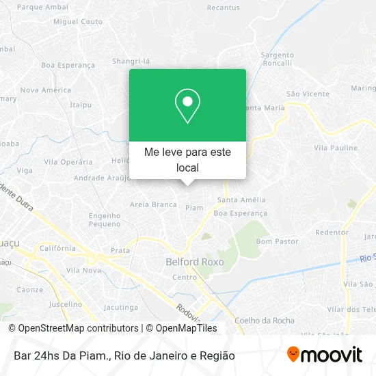 Bar 24hs Da Piam. mapa