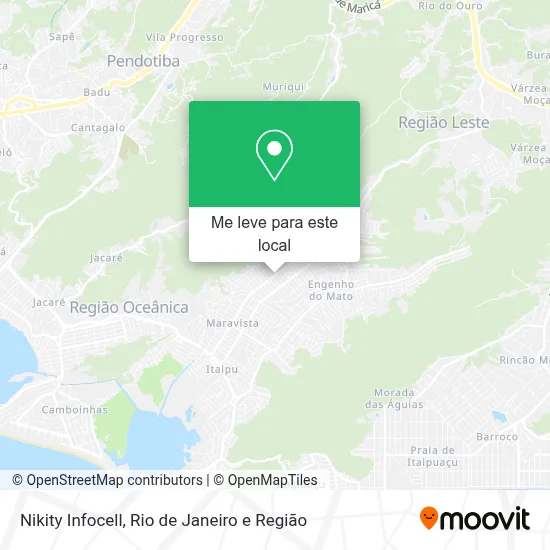 Nikity Infocell mapa