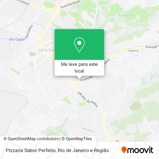 Pizzaria Sabor Perfeito mapa