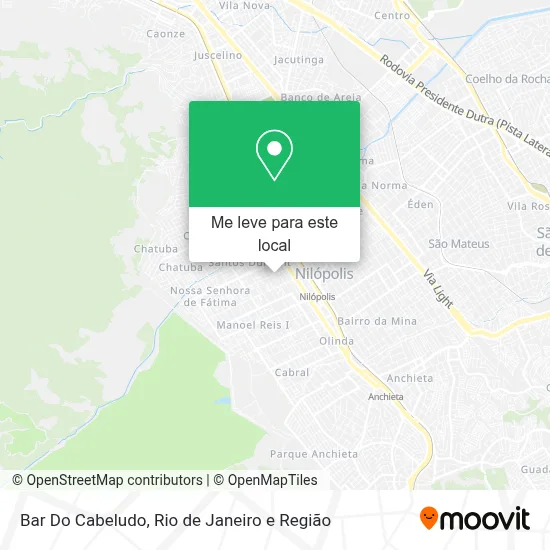 Bar Do Cabeludo mapa
