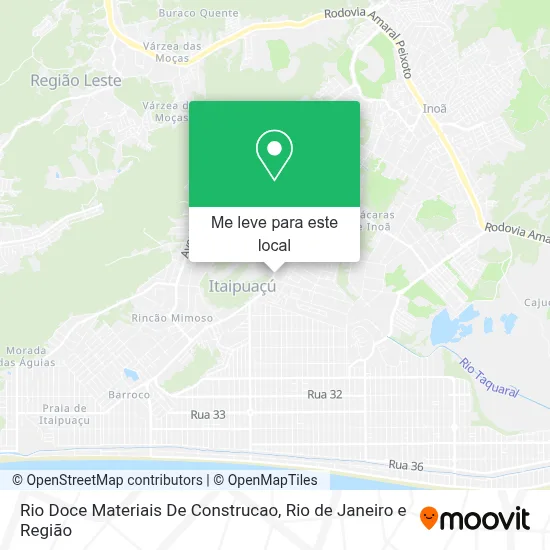 Rio Doce Materiais De Construcao mapa