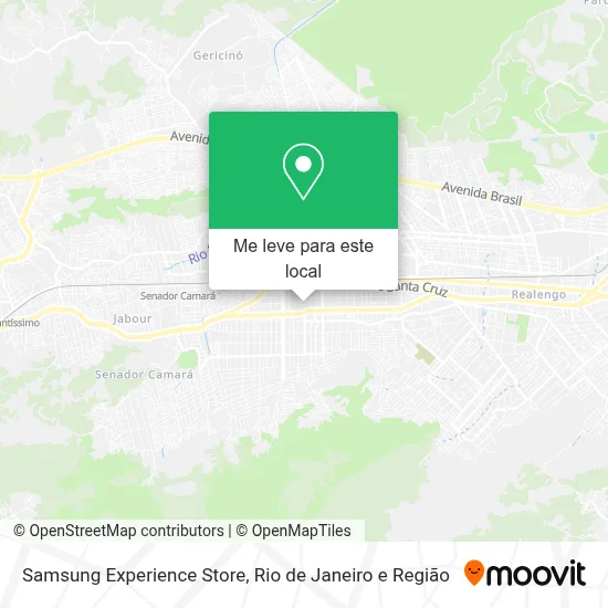 Samsung Experience Store mapa