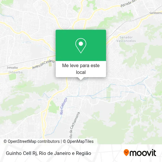 Guinho Cell Rj mapa
