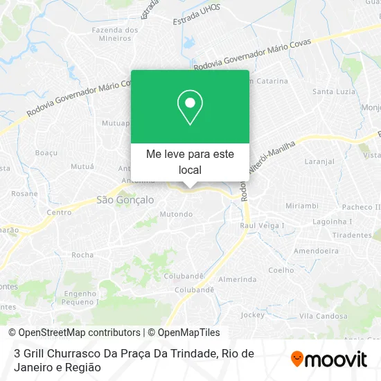 3 Grill Churrasco Da Praça Da Trindade mapa