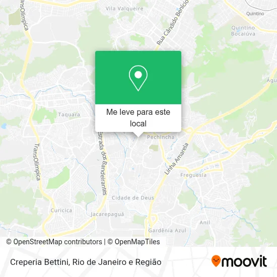 Creperia Bettini mapa