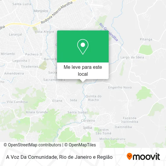 A Voz Da Comunidade mapa
