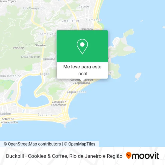 Duckbill - Cookies & Coffee mapa