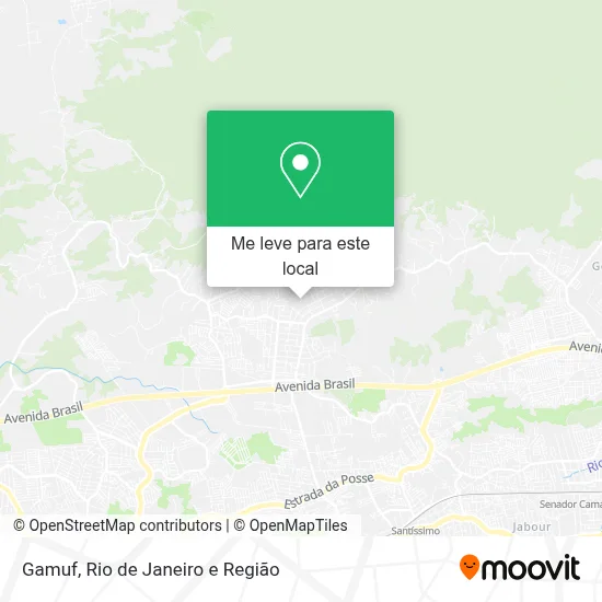Gamuf mapa