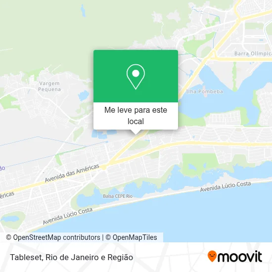 Tableset mapa