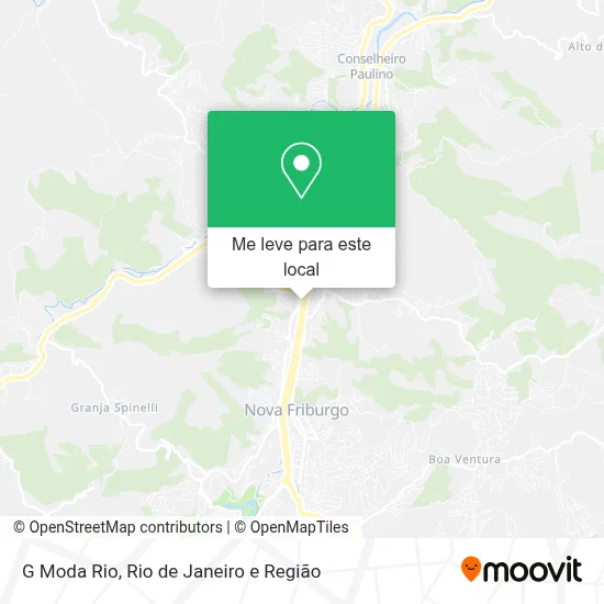 G Moda Rio mapa