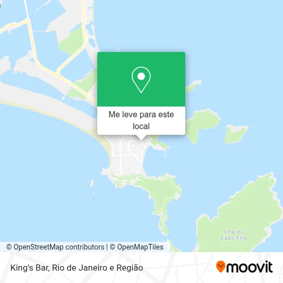 King's Bar mapa