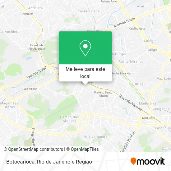 Botocarioca mapa