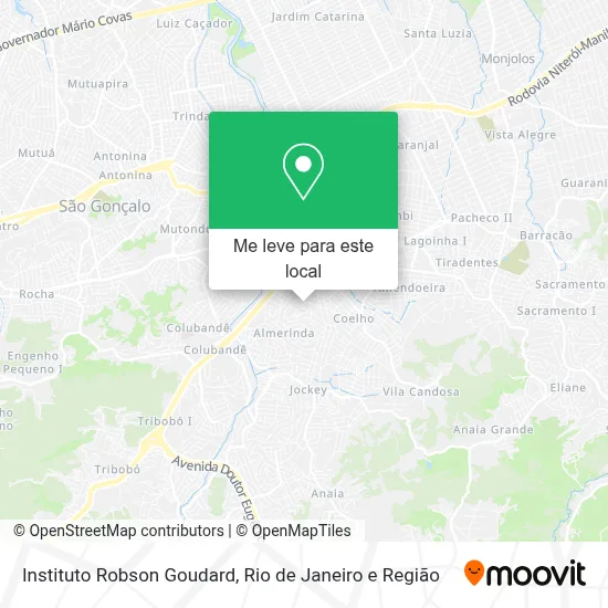 Instituto Robson Goudard mapa