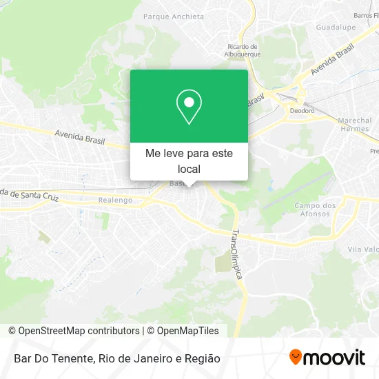 Bar Do Tenente mapa