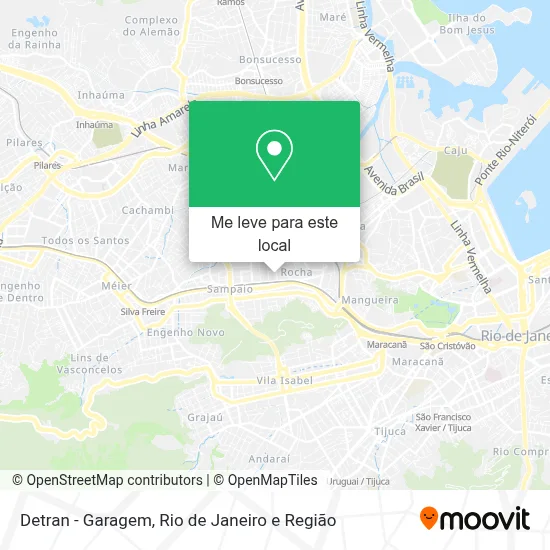 Detran - Garagem mapa