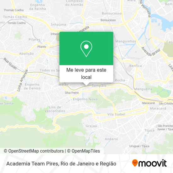 Academia Team Pires mapa