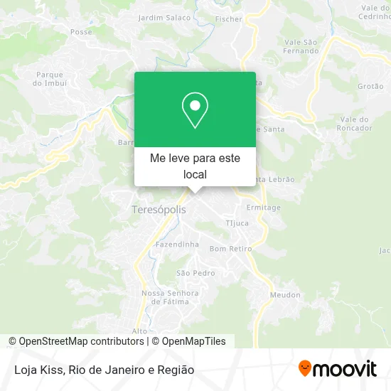 Loja Kiss mapa