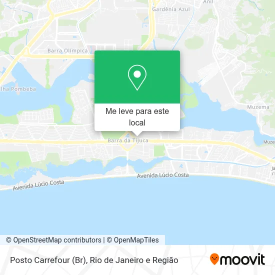 Posto Carrefour (Br) mapa