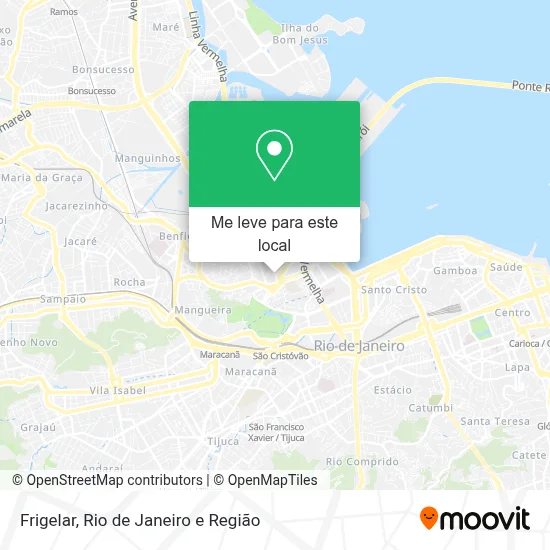 Frigelar mapa