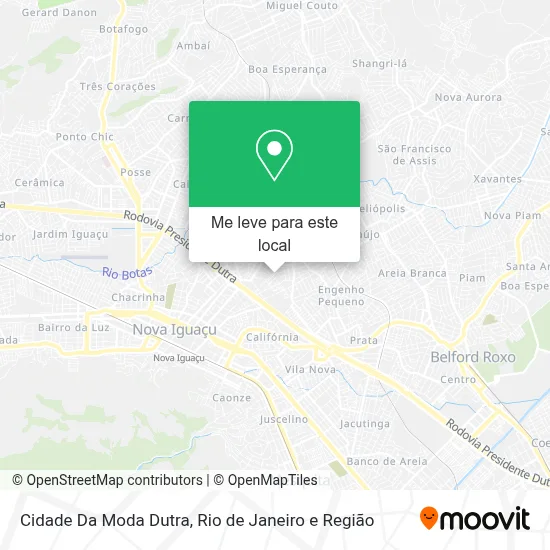 Cidade Da Moda Dutra mapa