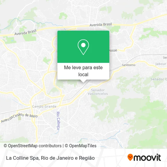La Colline Spa mapa