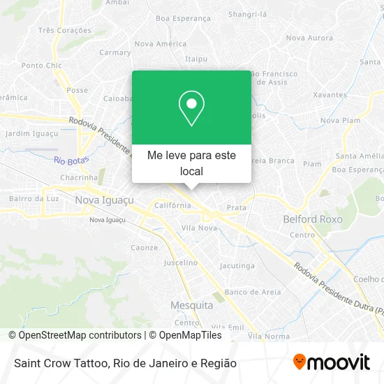 Saint Crow Tattoo mapa