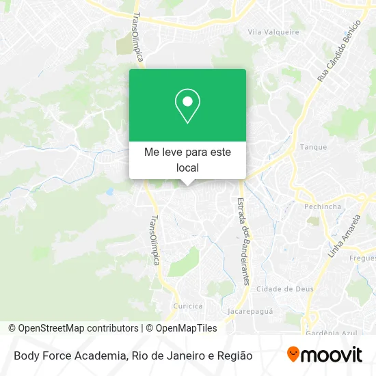 Body Force Academia mapa