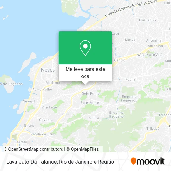 Lava-Jato Da Falange mapa
