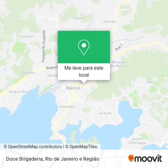 Doce Brigaderia mapa